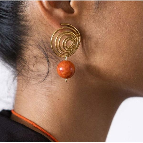 Edas Fernanda Spiral Earrings